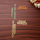 Birthday Text Cutting Dies Stencil DIY Scrapbooking Embossing Card Craft De A3Z1
