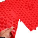 Red Acupuncture Foot Massager Medical   Mat Foot Massage Pad ME