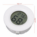 Mini LCD Hygrometer Humidity Thermometer Round Temperature Meter Tester Indoor