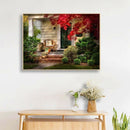 Front View 5D DIY Full Round Drill Diamond Painting Rhinestone Cross Stitch