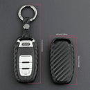 Scratch Proof Carbon Fiber Styling Car Key Case For Audi A4 A5 A6 A7 A8  HIE