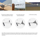 Quadrangle Sun Shade Sail Stainless Steel Hardware Installation Kit L1F1