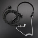 2Pin PTT Throat Mic Covert Acoustic Tube Earpiece Headset for Baofeng UV-5R SN9F