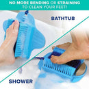 Fresh Feet- Foot Scrubber With Pumice Stone, Cleans, Smooths, Exfoliates An