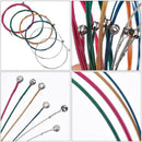 Acoustic Guitar Strings Rainbow Colorful Guitar Strings Folk Color Guitar Q5A5