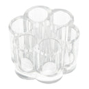 6-Slot Compact Personal Lipstick Display Stand Cosmetics Brush Holder Rack