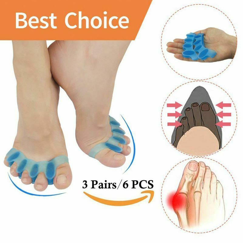 Corrector, Toe Separator,Bunion Relief Protectors New Material Gel Hammer T K7I5
