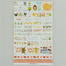 6Pcs Simple Life Stickers For DIY Scrapbooking Planner Cardmaking Journaling JR