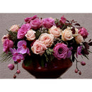 Full Round Drill 5D Rhinestone DIY Bouquet Flowers Diamond Painting (c1049)