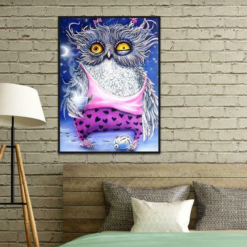 5D DIY Full Drill Diamond Painting Cartoon Bird Cross Stitch Embroidery Kit