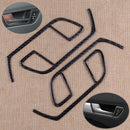 4X Inner Door Handle Bowl Cover Trim Frame Molding Fit For Audi A4 B8 A5 2010-16