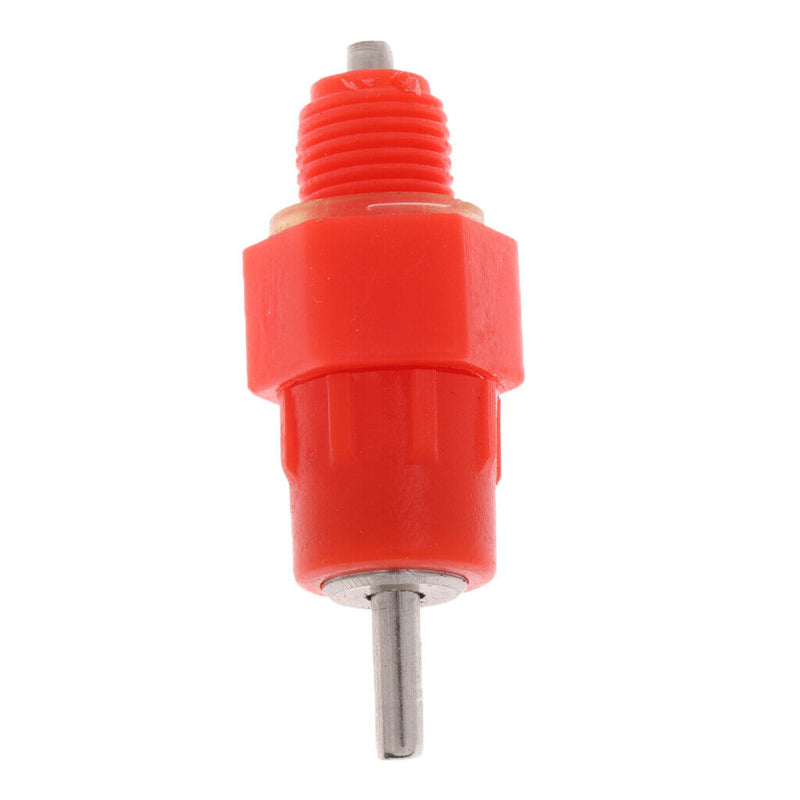 20x Automatic Chicken Water Nipple Drinker Feeders Poultry Screw Style Red