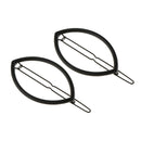 Women's Metal Leaf Shaped Straight Hair Clip