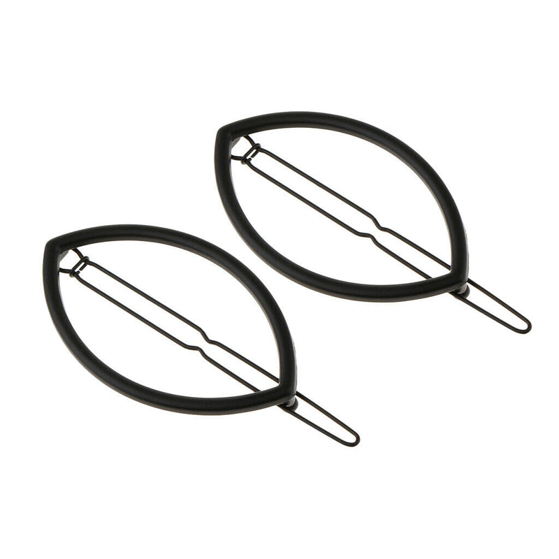 Women's Metal Leaf Shaped Straight Hair Clip