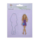 Silicone Fashion Lady Stamp Metal Cutting Dies Stencil Frame Scrapbook DIY