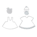 5pcs Metal Skirt Cutting Dies DIY Paper Card Scrapbooking Embossing Stencil