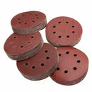 100Pcs 5in Sander Disc 60/80/100/120/240 Grit Sandpaper Sheet Hook Loop San S8G2