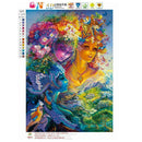 DIY 5D Rhinestone Diamond Embroidery Painting Beauty Colorful Cross Stitch