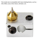 4Pcs New Arrivals V5 V6 Brass Nozzle M6 Threaded 0.2/0.3/0.4/0.5mm Removabl C2X3