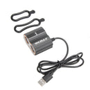 Waterproof Front Lamp 6000LM 2x CREE XM-L T6 USB LED Bike Bicycle Light