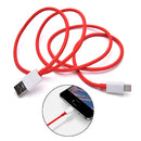 Red Dash Charge Fast Charger Data Type-C USB Cable For Oneplus 3 Three 5t ME