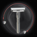 Sharpy Heavy Duty Double Edge Safety Razor + 5 Stainless Steel Blades for Men