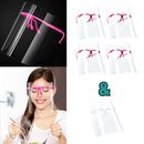 5Pcs Clear Safety Full Face Shield Goggles Visor Kitchen Gadgets Washable
