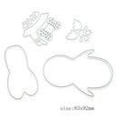Girl Penguin Cutting Die Stencil DIY Scrapbooking Paper Card Album Craft