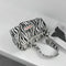 Fashion Animal Zebra Printed Clutches Purse Travel Street Underarm Shoulder Bags
