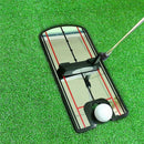 Golf Putting Mirror Alignment Training Aid Swing Trainer Eye Line Practice Tool