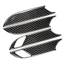 For Cadillac Xt5 Carbon Fiber Car Door Handle Frame Trim Cover 2016-2019 4P Y8D5