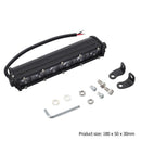 8in 60W LED Work Light Bar IP67 Off Road Truck SUV Spotlight Floodlight Fog Lamp