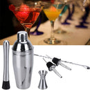 6Pcs 750ml Stainless Steel Cocktail Shaker Bar Set Wine Martini Drink Mixer M1I9