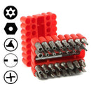 Silverline Screwdriver Bit Tips Set Power Drill Holder Case H RPL Durable