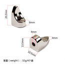 Pack/12pcs Chrome Banjo Brackets Stands DIY Luthier Tools