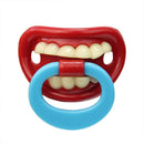 Red Lips Baby Funny Dummy Pacifier Novelty Teeth Children Soother Feeding  APY