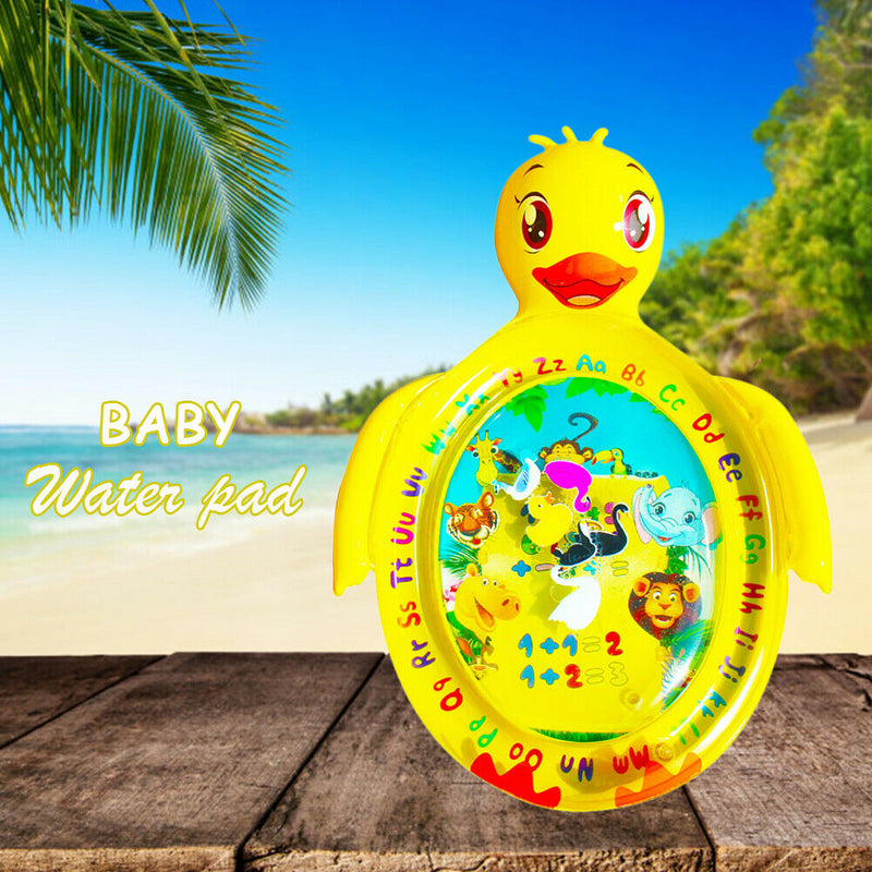Cartoon Duck Shape Baby Infant Inflatable Water Mat Kids Play Game Pad Cushion