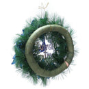 Christmas Wreath Pine Needles Christmas Decoration For Home Party, Blue 30C S1U1
