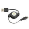 5pcs Micro USB to USB 2.0 Retractable Data Sync Charger Charging Cable Wire
