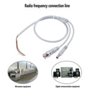 60cm DC Male Adapter+BNC 3Pin Wire Male Connector Cable for Security Camera