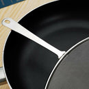 Stainless Steel Splatter Screen Handle Anti Grease Splash Scald Proof FryingH4J5
