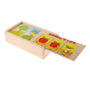 Children Story Telling Puzzle Wood Board Kids Educational Toys Creative Gift
