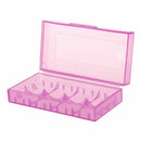 Battery Storage Case Holder/Organizer for 18650 or CR123A Battery Purple