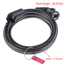 Universal Anti-Theft Bike Bicycle Cycling Lock Stainless Steel Cable C Hn