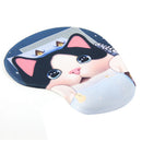 New Skid Resistance Memory Foam Comfort Wrist Rest Support Mouse Pad Cat