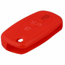 New skin silicone car key cover case for Audi A2 A3 A4 A6 A8 TT 3 button fo