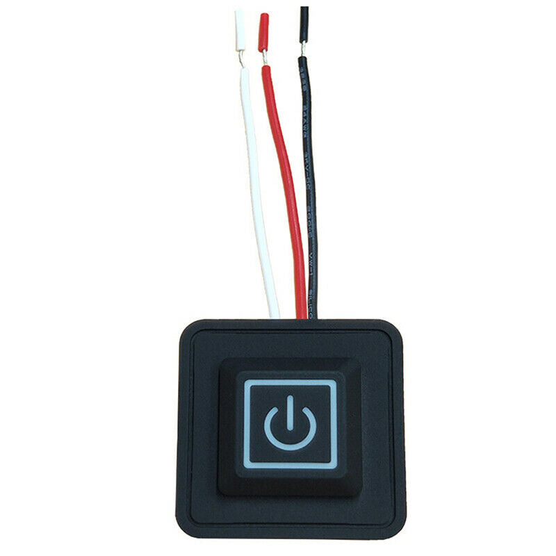 5V-15V 3 Gear Temp Control Waterproof Heating Switch Clothes Silicone Button