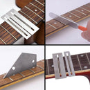 Guitar Luthier Tool Set (7 Pcs), Clean and Polish Tool Guitar Fret Crowning
