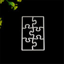 Creative Puzzle Metal Cutting Dies Stencils For Scrapbooking DIY Cards Craft JR