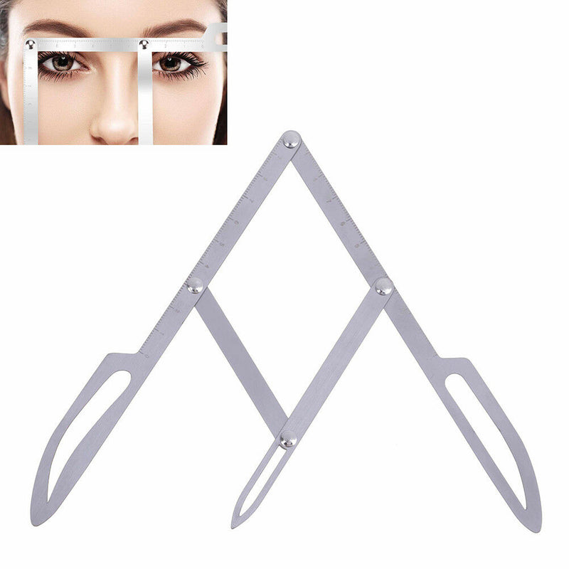 Eyebrow Microblade Caliper Tattoo Ruler Permanent Makeup Ratio Measure Tool 3c